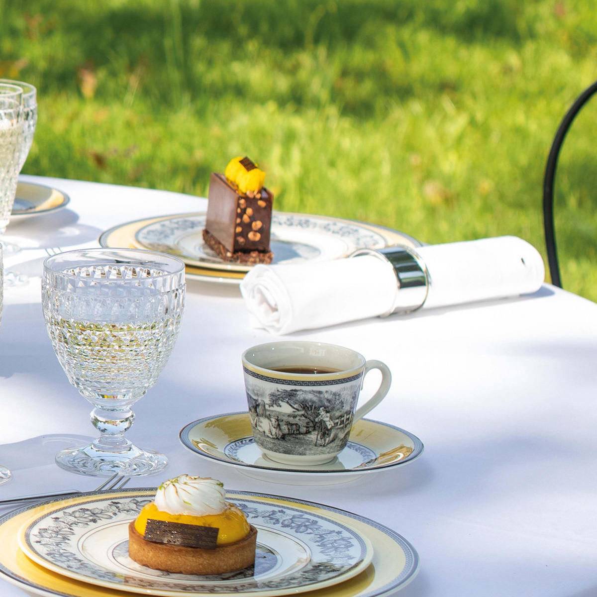 FRÜHSTÜCKSUNTERTASSEN Audun Ferme bunt ø 18 cm 6er Set - Multicolor, Keramik (18cm) - Villeroy & Boch