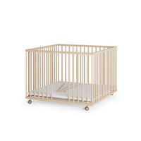 LAUFGITTER 100x100 cm mit Schlupfsprossen - natur - Premium Kollektion - Naturfarben, Holz (100/74/100cm) - Sämann – make a difference.