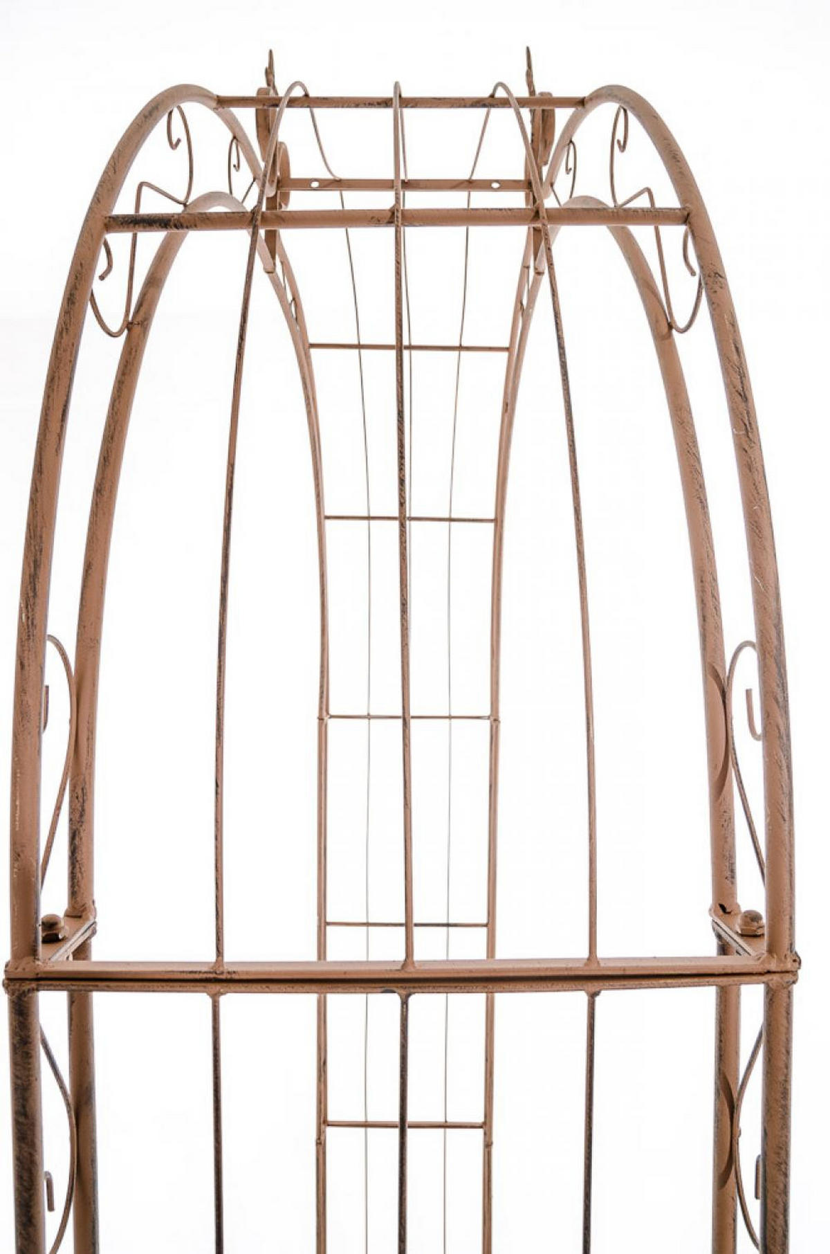 ROSENBOGEN Metall Antik Braun - Braun, Metall (148/260/34.5cm) - CLP