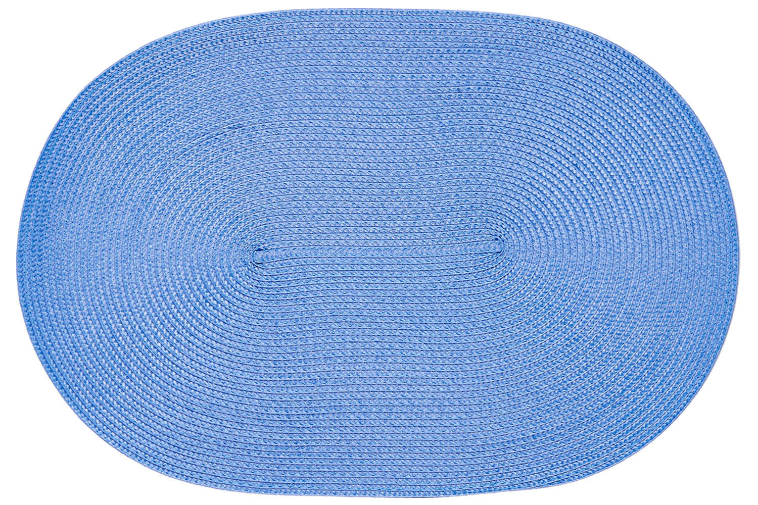 PLATZSET Polypro Bleu oval ca. 45x30 cm Platzdeckchen Tischset - Hellblau, Kunststoff (30/45cm) - TiborTex