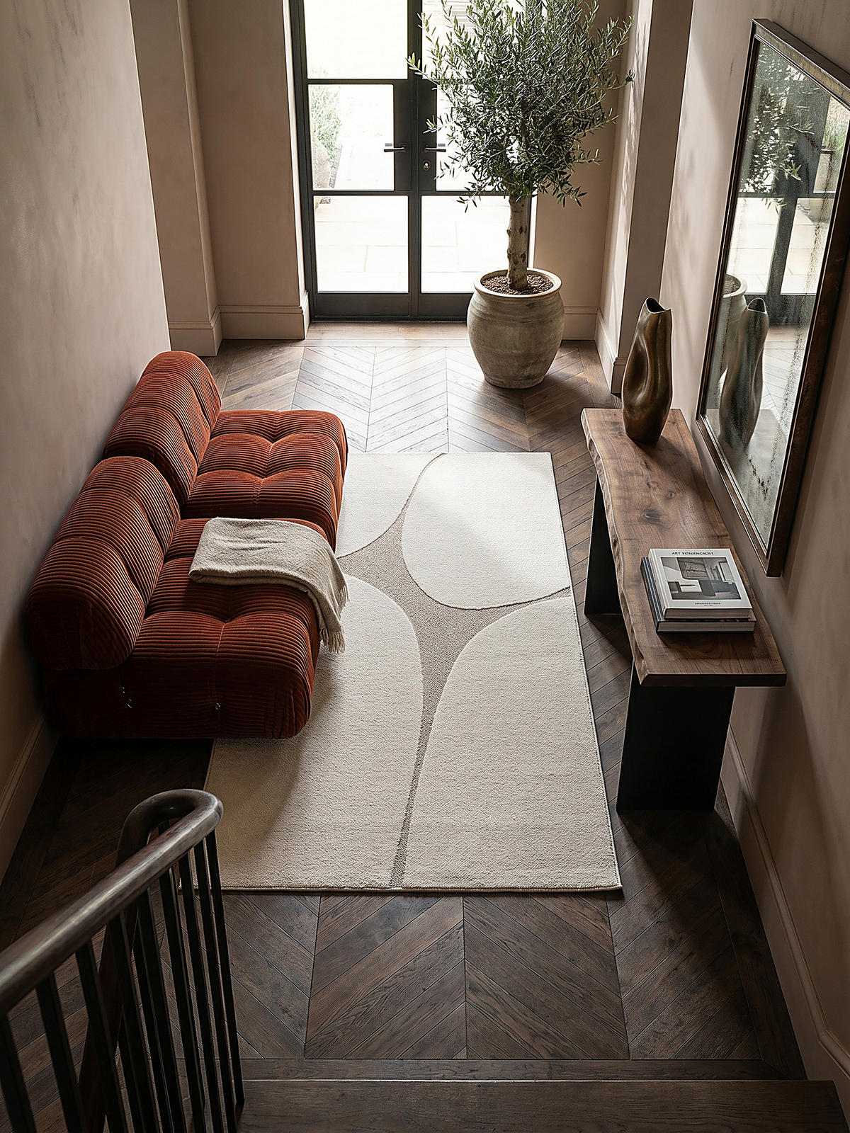 TEPPICHLÄUFER Abstrakt MUOTA Polypropylen Creme 80 x 150 cm - Beige, Textil (80/150cm) - KADIMA DESIGN