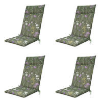 GARTENSTUHLKISSEN Donna 120/50 cm 4er-Set - Grün, Textil (50/8/120cm) - Madison
