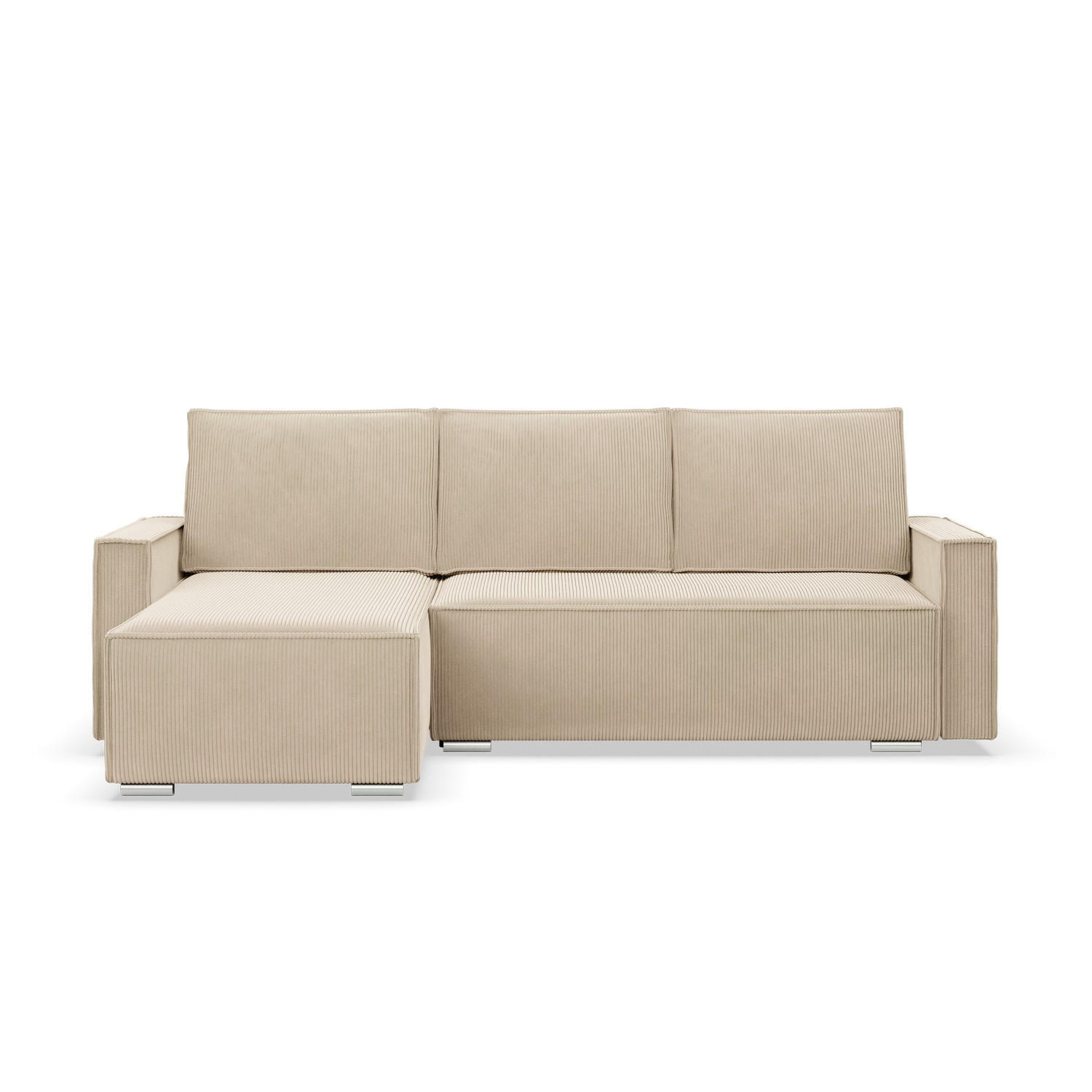 ECKSOFA MIT SCHLAFFUNKTION NOTO BONELL Beige - Beige, Textil (142/231cm) - Mebligo