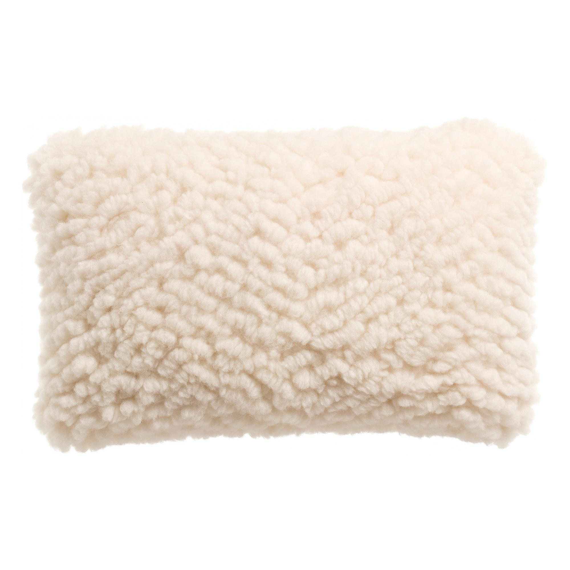 KISSEN Noam schneeweiß 30 x 50 cm - Weiß, Textil (30/50cm) - Vivaraise