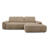 ECKSOFA Dori Olivgrün - Olivgrün, Textil (225/155cm)