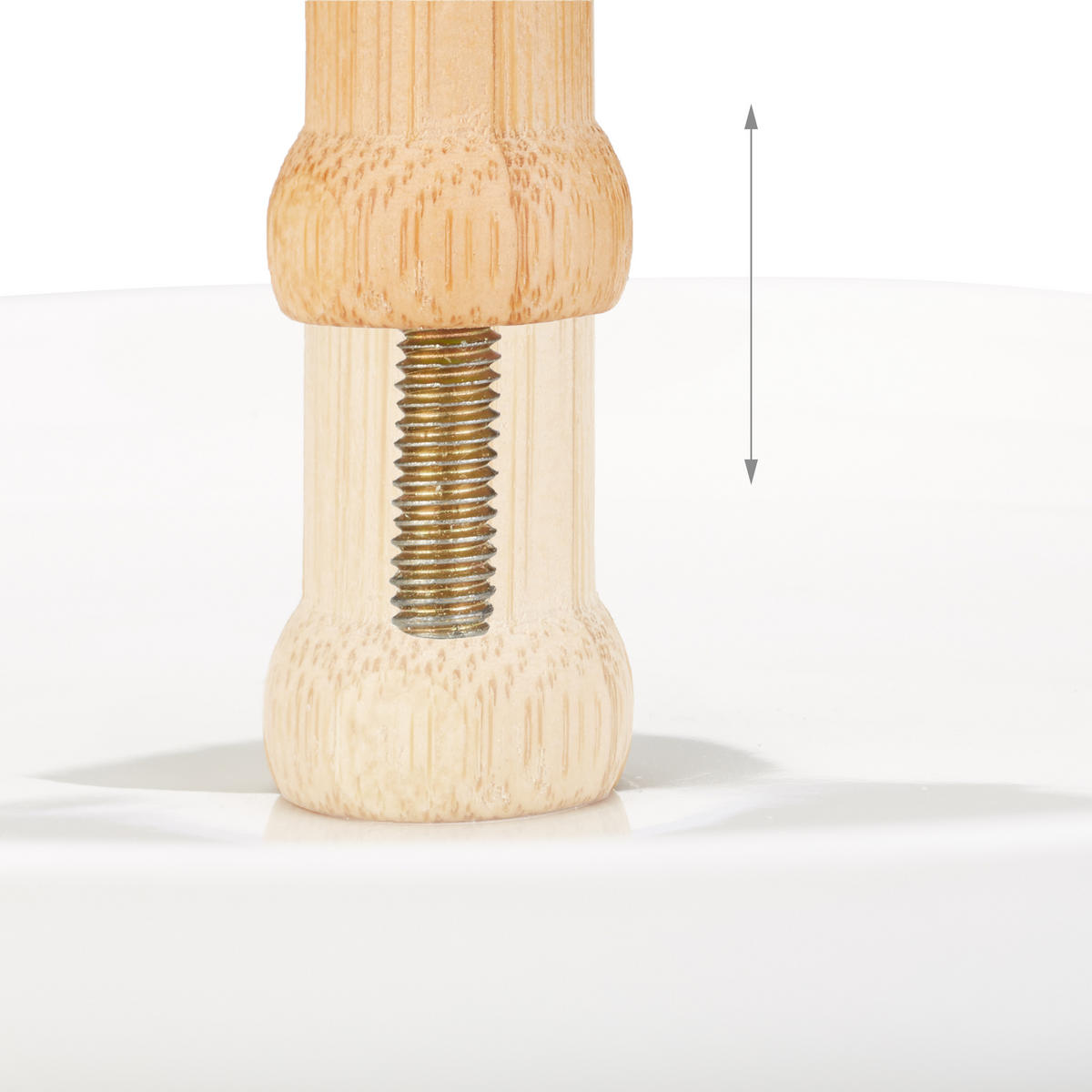 ETAGERE - Multicolor, Holz/Keramik (30/36cm) - Relaxdays