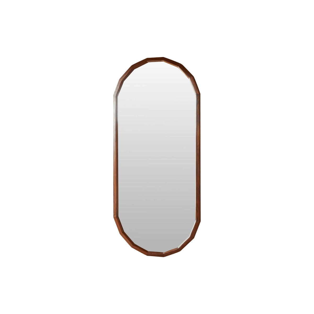 SPIEGEL Jade Braun aus Palisander - Braun, Holz (56/120/3cm) - Tikamoon