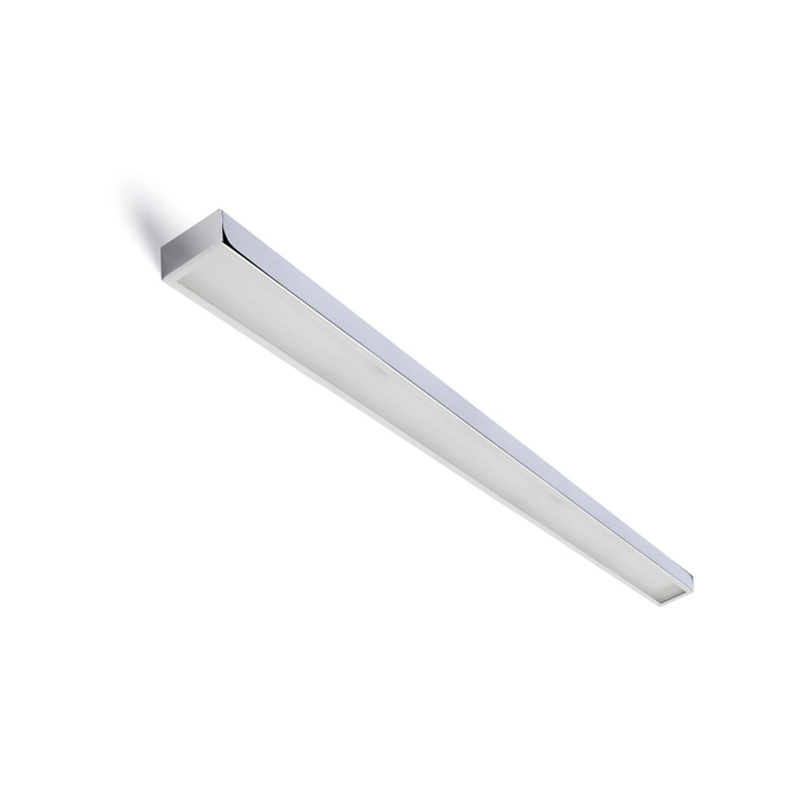 WANDLEUCHTE MARINA LED 90 Chrom 19 W IP44 - Chromfarben, Metall (8/45/90cm) - Rendl