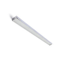 WANDLEUCHTE MARINA LED 90 Chrom 19 W IP44 - Chromfarben, Metall (8/45/90cm) - Rendl