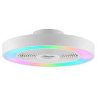 LED DECKENLEUCHTE Catania Weiß 48,6/48,6/13,7 cm - Weiß, Kunststoff (48.6/48.6/13.7cm) - Brilliant