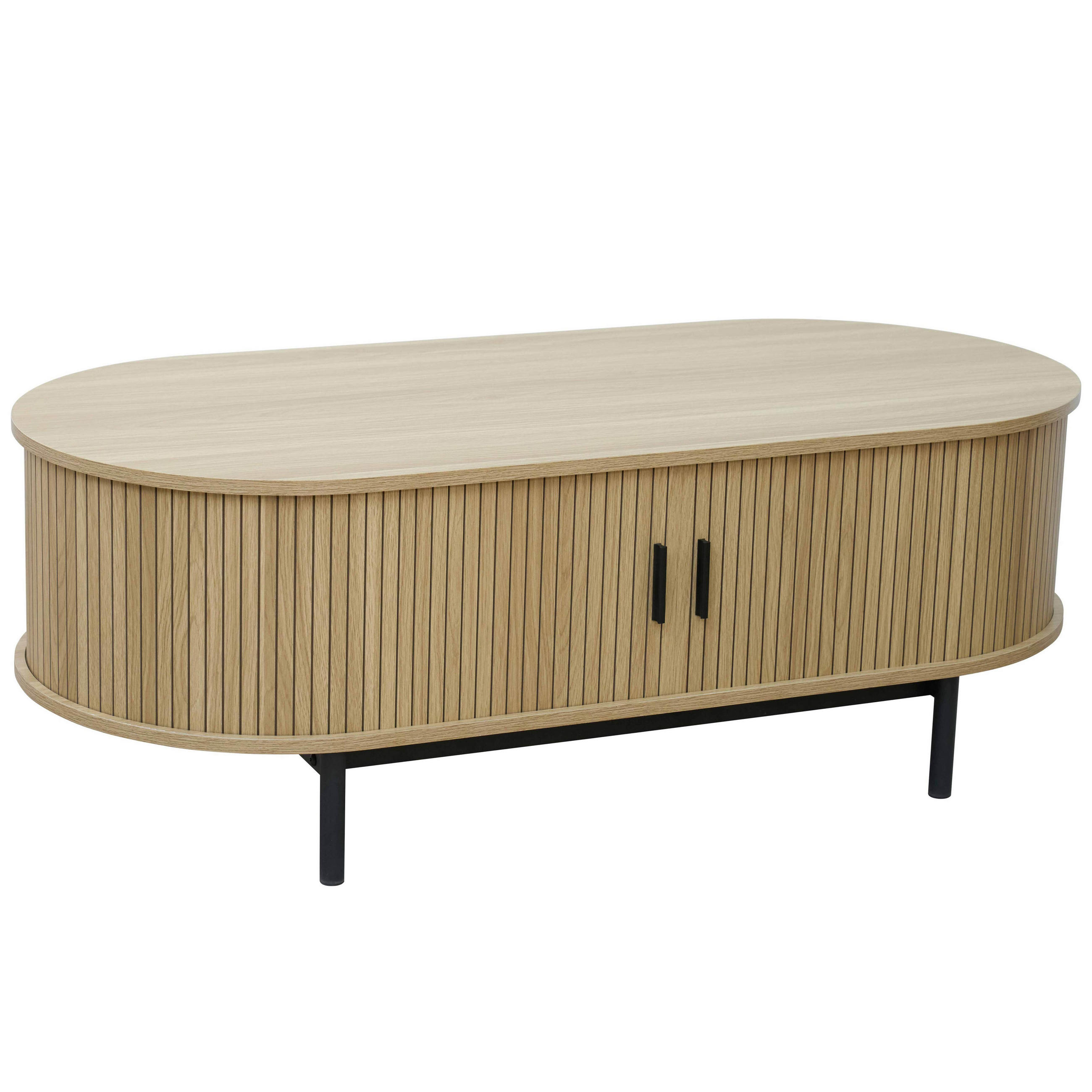 COUCHTISCH, Beigefarbe - Beige, Holz/Holzwerkstoff (55/120/42.5cm) - Oviala