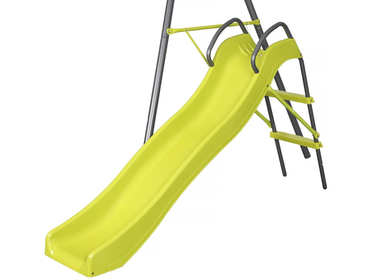 KLETTERGERÜST AUS STAHL enzo ii Grün - Grün, Metall (225/195/315cm) - Habitat Garten