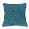 KISSENHÜLLE Strick türkis 45/45 cm mit Reißverschluss - Türkis, Textil (45/45cm) - wometo