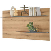 WANDREGAL Eiche Evoke, grau, Wandpaneel 155 x 80 cm - Naturfarben, Holzwerkstoff (155/80/20cm) - Furn.Design