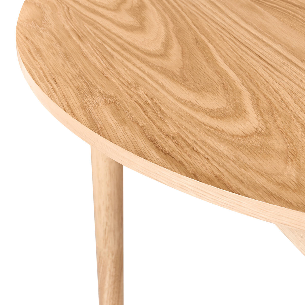 JÍDELNÍ STŮL vysunovací Světlý Dub 107-137/107 cm Echo - světle hnědá, kompozitní dřevo (107/107/76cm) - Beliani
