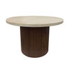 COUCHTISCH, dunkles Holzeffekt - Braun, Holz (70/70/45cm) - Oviala