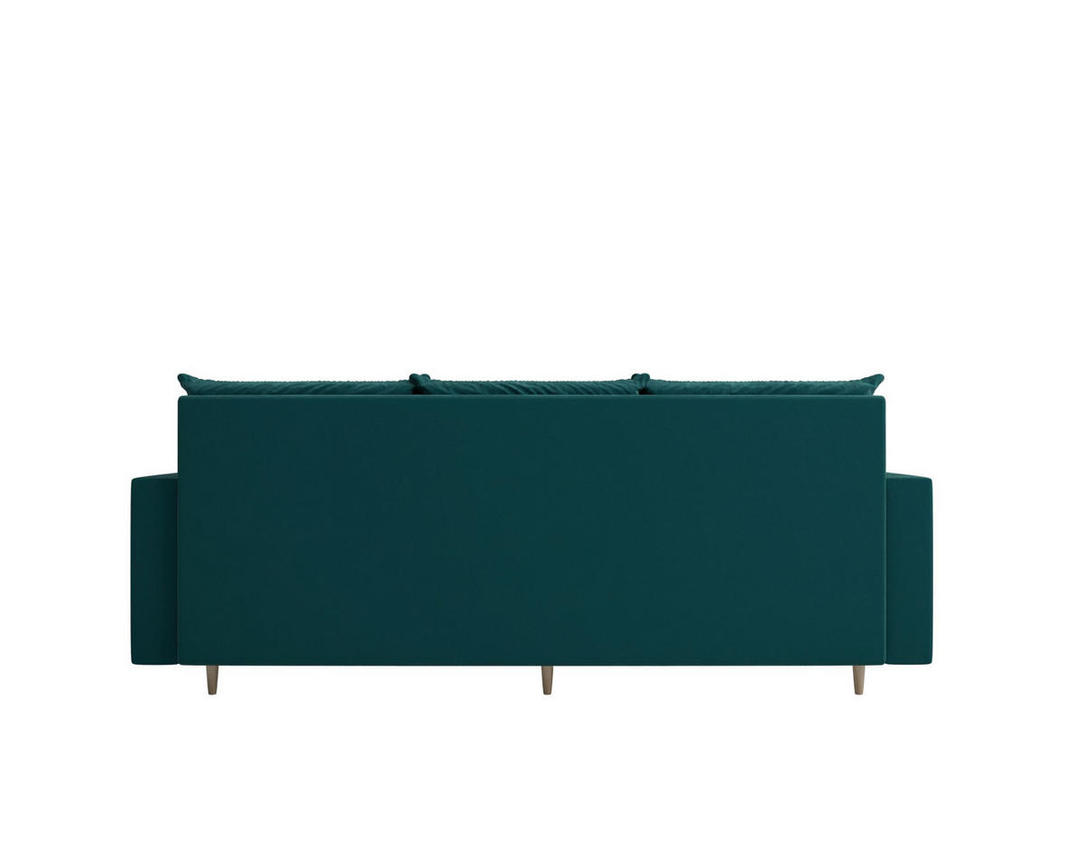SOFA SKANDI mit Schlaffunktion ITAKA 39 mit Stauraum - Violett, Textil (90/88/232cm) - Bedante