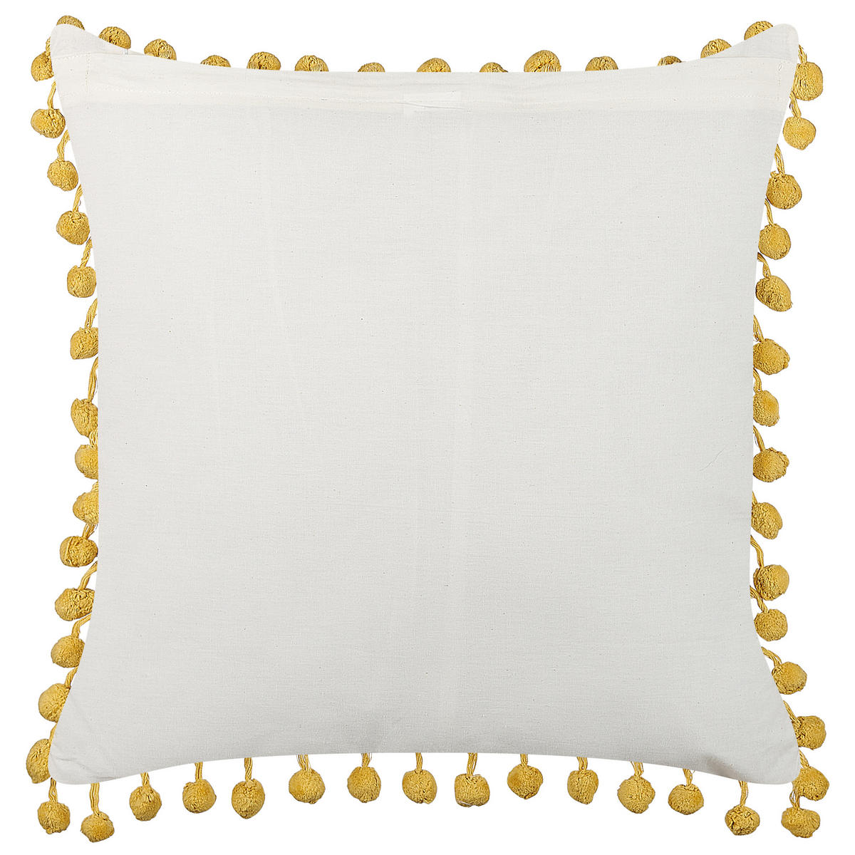 DEKOKISSEN Cremeweiß 45/45 cm Lycrois - Ecru, Naturmaterialien/Textil (45/45cm) - Beliani