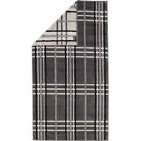 DUSCHTUCH NOBLESSE CHECK 1089 ANTHRAZIT - 77 - Grau, Textil (80/150cm) - Cawoe