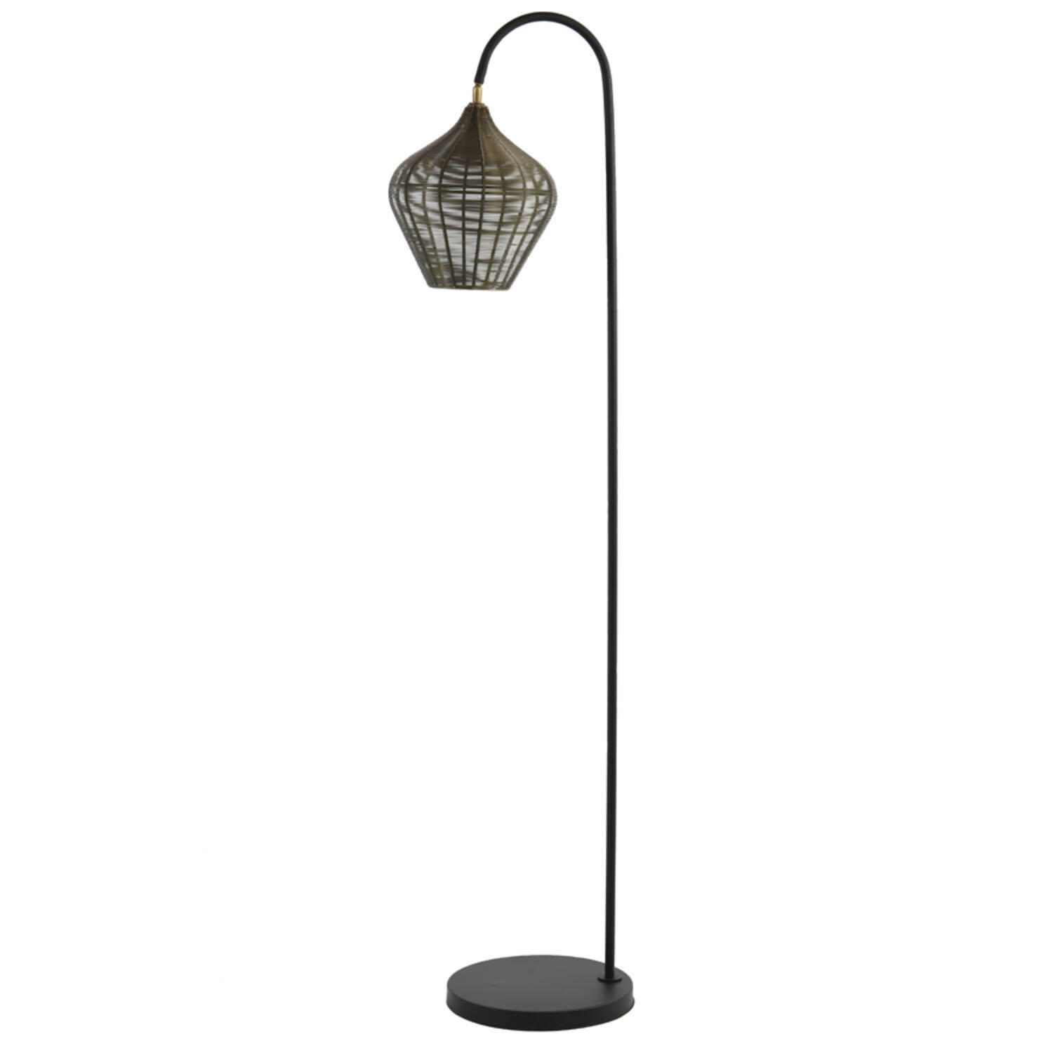 STEHLAMPE - Bronze - 35/30/160 cm - Bronzefarben, Metall (35/30/160cm) - Light & Living
