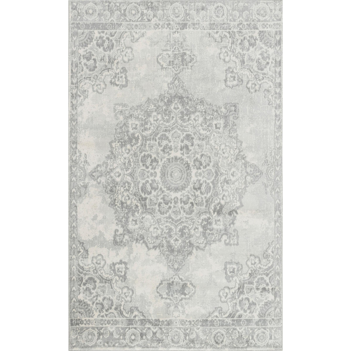 VINTAGE-TEPPICH 80/150 cm Grau - Grau, Naturmaterialien/Textil (80/150cm) - LIVABLISS