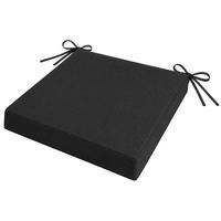 SITZKISSEN eckig 40/37/5 cm Kunststoff Dunkelgrau - Dunkelgrau, Kunststoff/Textil (37/40/5cm) - CLP