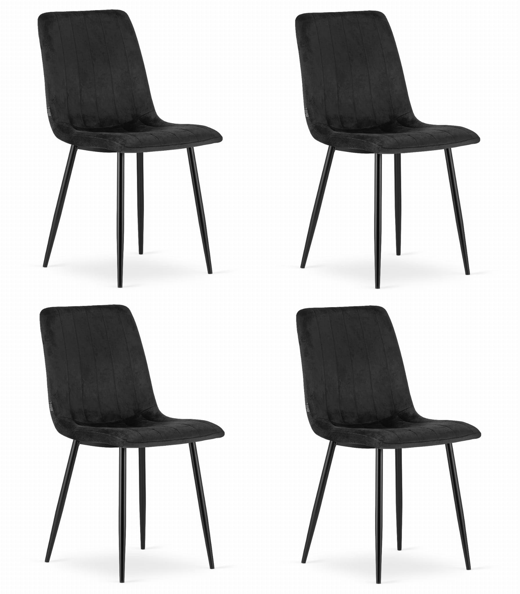 Best For Home Esszimmerstuhl Schwarz 43x91x40 cm