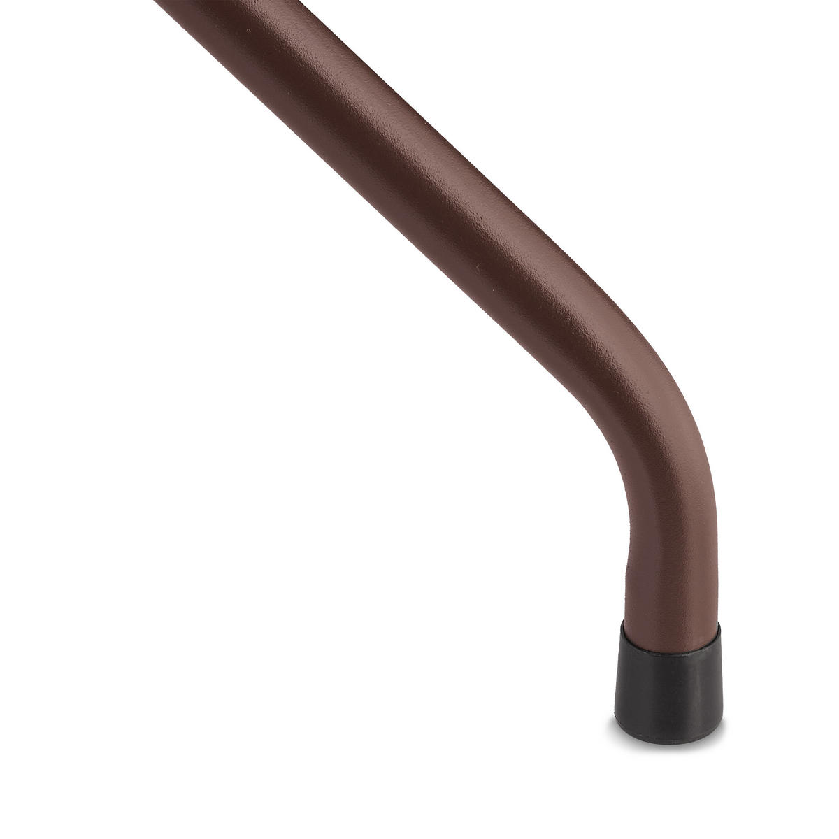 GARTENTISCH - Braun, Kunststoff/Metall (61/61/75cm) - Relaxdays