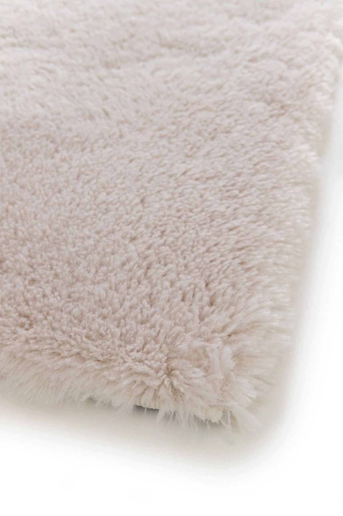 TEPPICH Shaggy ultraweich Wolloptik beige - Beige, Textil (200/290cm) - AFK Living