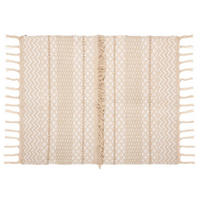 WEBTEPPICH 60/90 cm Cot Sand - Beige/Weiß, Naturmaterialen (60/90cm) - Atmosphera Createur d´interieur