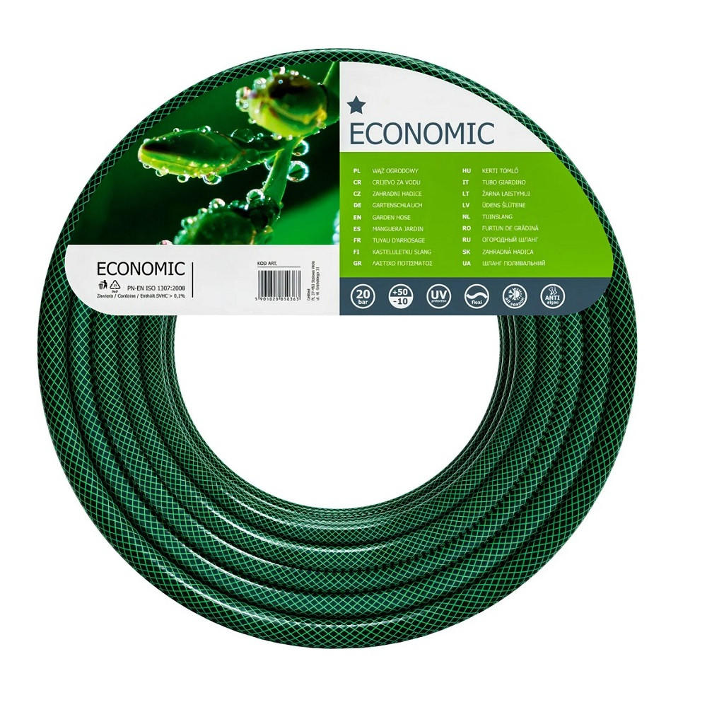 GARTENSCHLAUCH ECONOMIC 1" 30 m - Transparent, Kunststoff (3000cm) - Cellfast