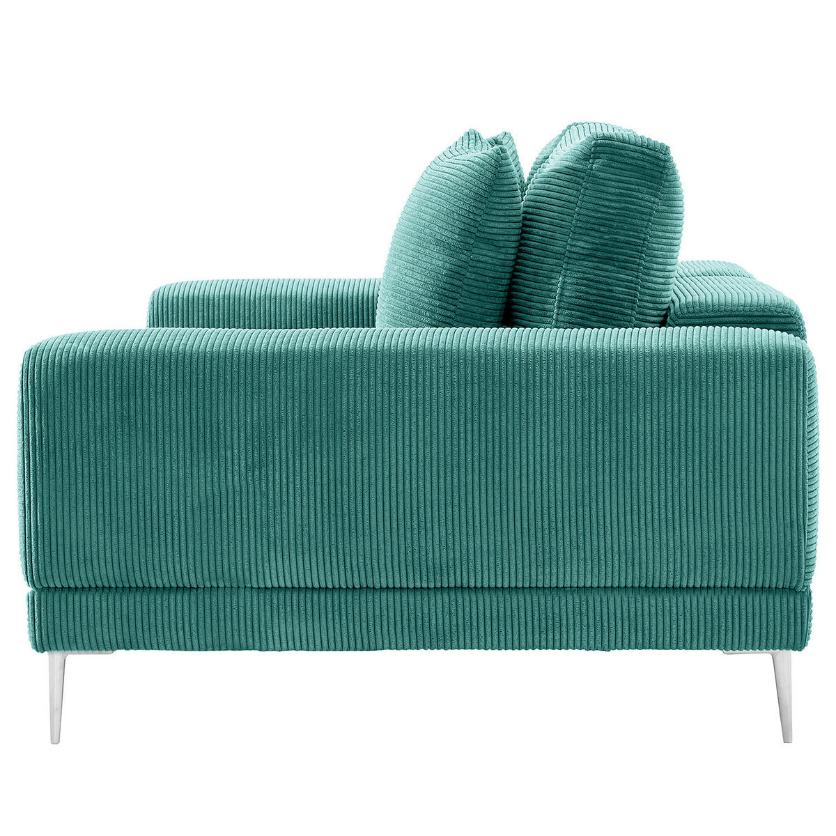 3-SITZER SOFA - Türkis, Textil (243/92/103cm) - home24