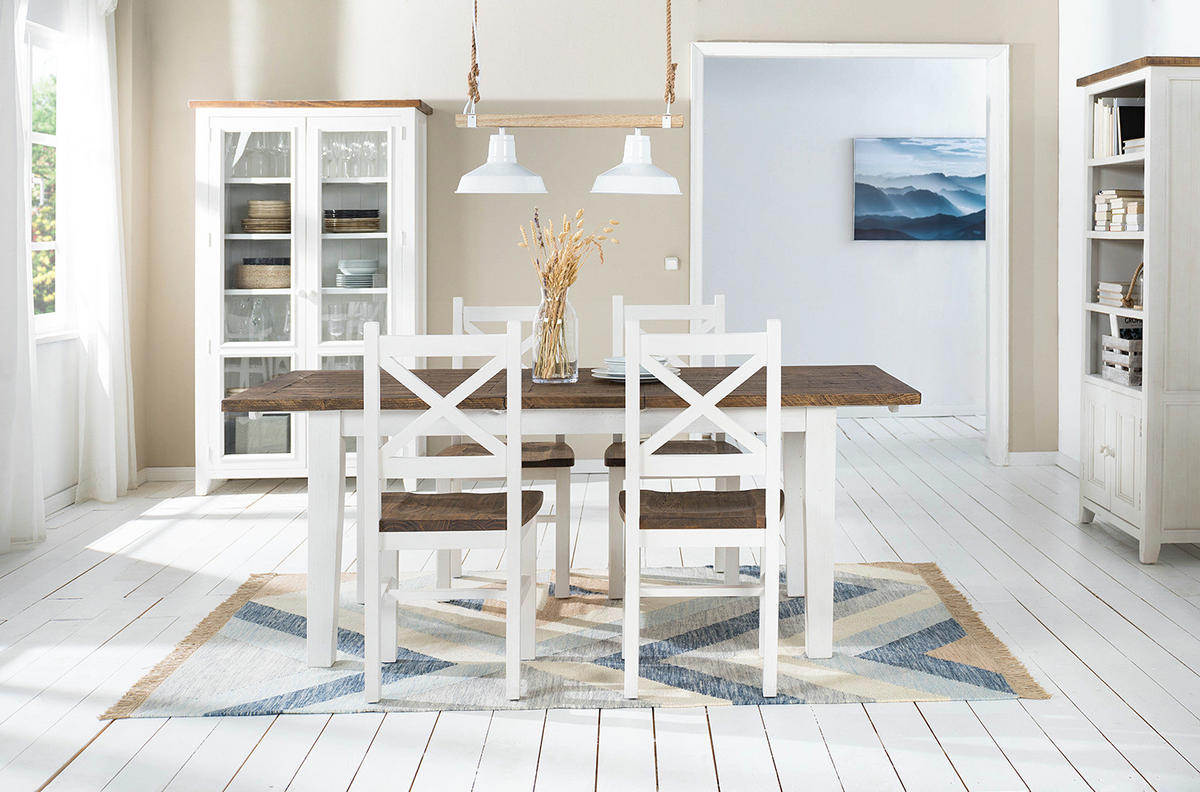 ESSZIMMERSTUHL - Kiefer massiv, 2er-Set - Kieferfarben, Holz (47/102/52cm) - home24