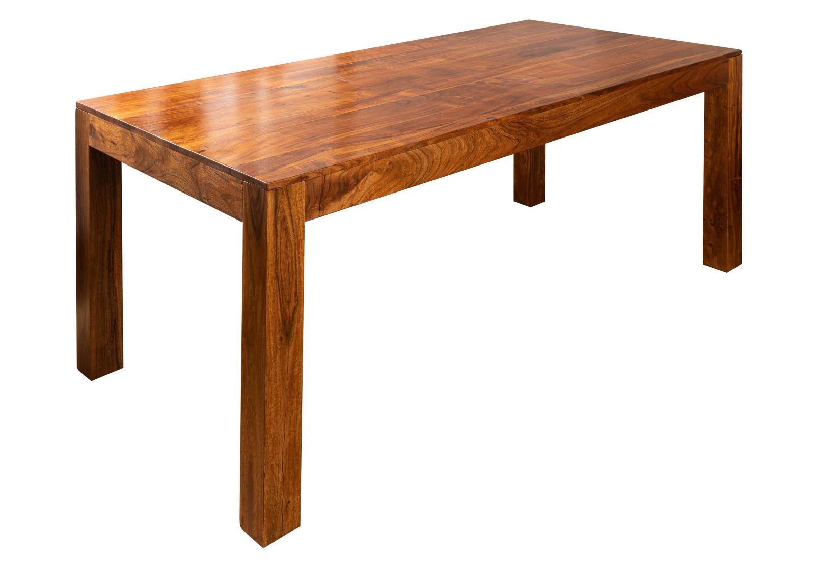 ESSTISCH Akazie 100x90x76 honig lackiert OXFORD #32 - Braun, Holz (90/100/76cm) - Massivmoebel24