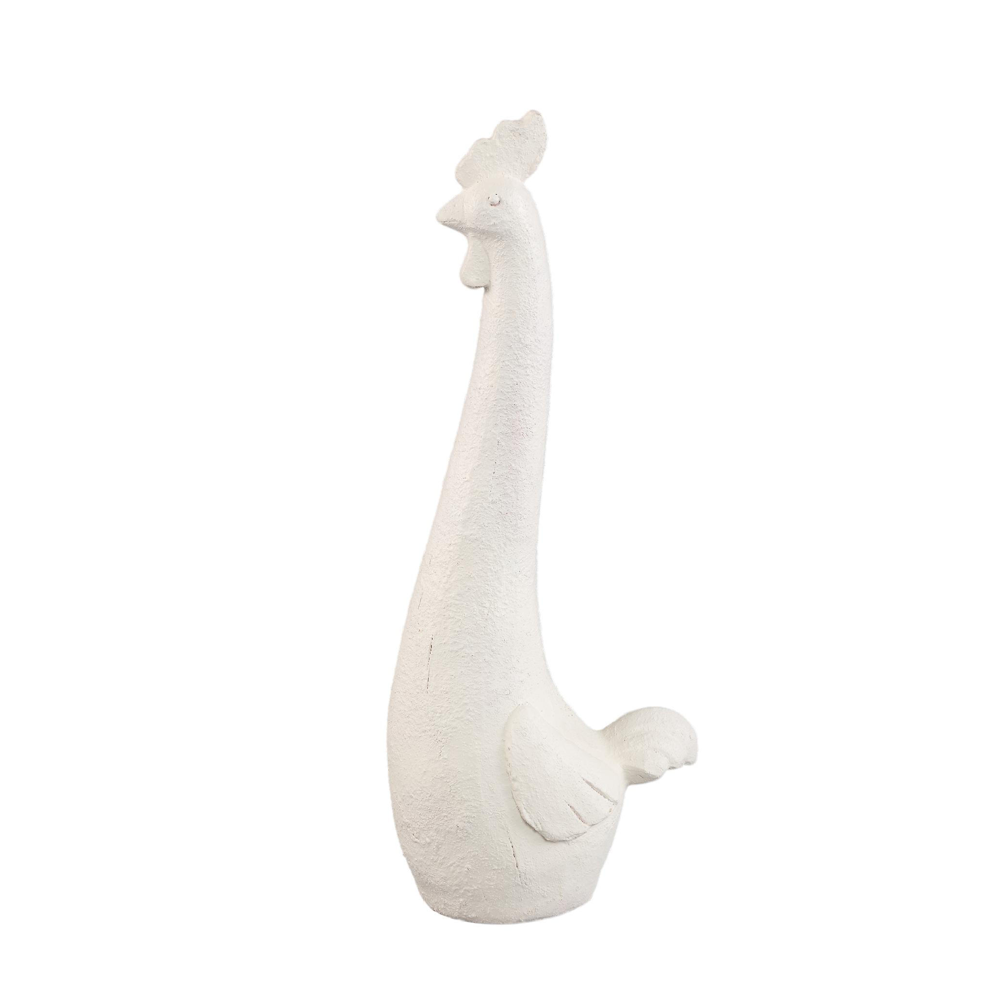 SKULPTUR Smita Weiß 15.5/10.5/37.5cm - Weiß, Kunststoff (10.5/37.5/15.5cm) - PTMD Collection