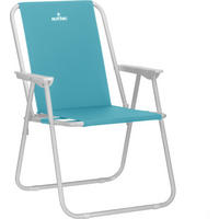 CAMPINGSESSEL bis 100 kg - Hellblau, Textil/Metall (46/73/48cm) - Outtec