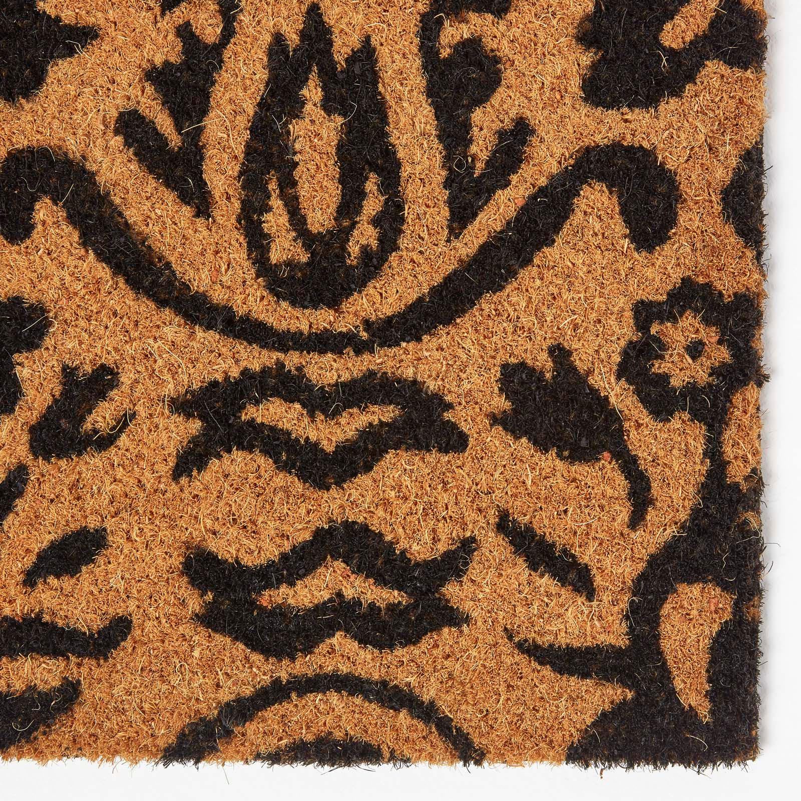FUSSMATTE Barock, Kokosfaser 45/75 cm - Naturfarben, Naturmaterialien (45/75cm) - Homescapes