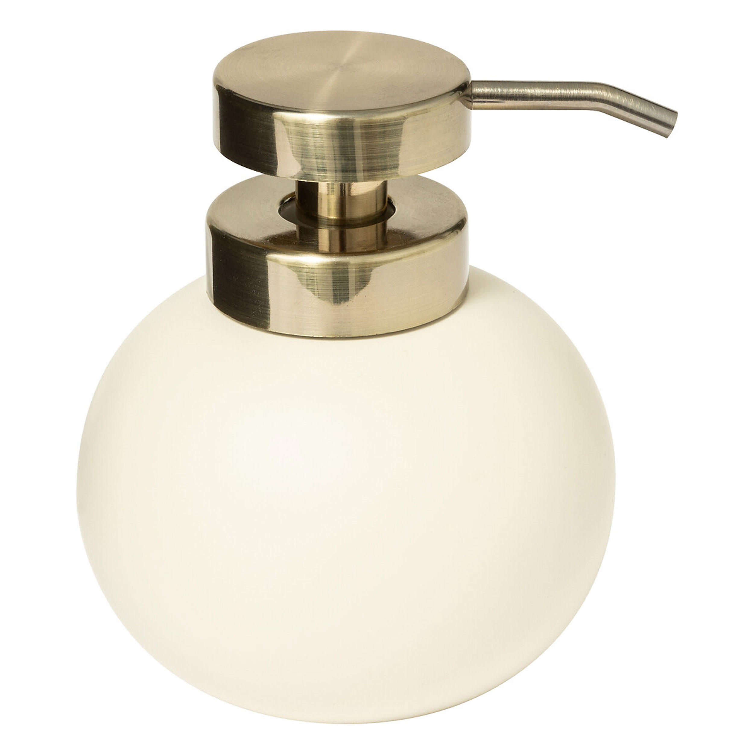 SEIFENSPENDER Duo, Polyresin, Beige - Beige, Kunststoff (11.5/13/11.5cm) - 5five Simply Smart