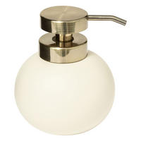 SEIFENSPENDER Duo, Polyresin, Beige - Beige, Kunststoff (11.5/13/11.5cm) - 5five Simply Smart