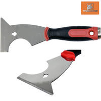 SPACHTEL Multispachtel, Schaber, Stoßspachtel 75mm mit Softgriff, - Multicolor, Metall (20/10/3cm) - TRIZERATOP