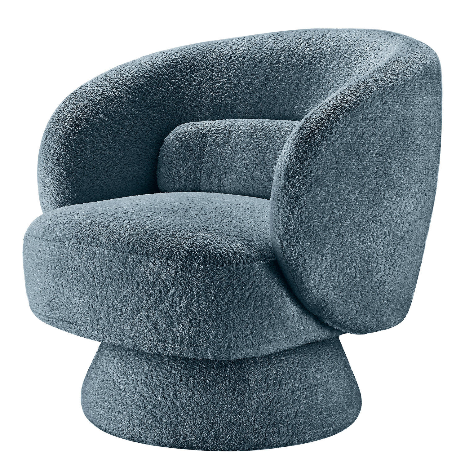 DREHBARER LOUNGESESSEL - Blau, Textil (78/71/76cm) - home24