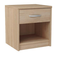BEISTELLTISCH mit 1 Schublade 35 cm Breite in sonoma - Sonoma Eiche, Holzwerkstoff (39/35/45cm) - Home Collective