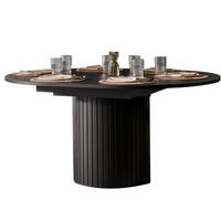 ESSTISCH ausziehbar 120-160cm MODERNO - Schwarz, Holzwerkstoff (120/120/77cm) - Compleo24