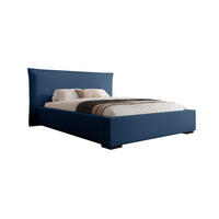 POLSTERBETT Amada In Pop - Blau, Holzwerkstoff/Textil (180/200cm) - Fun Möbel