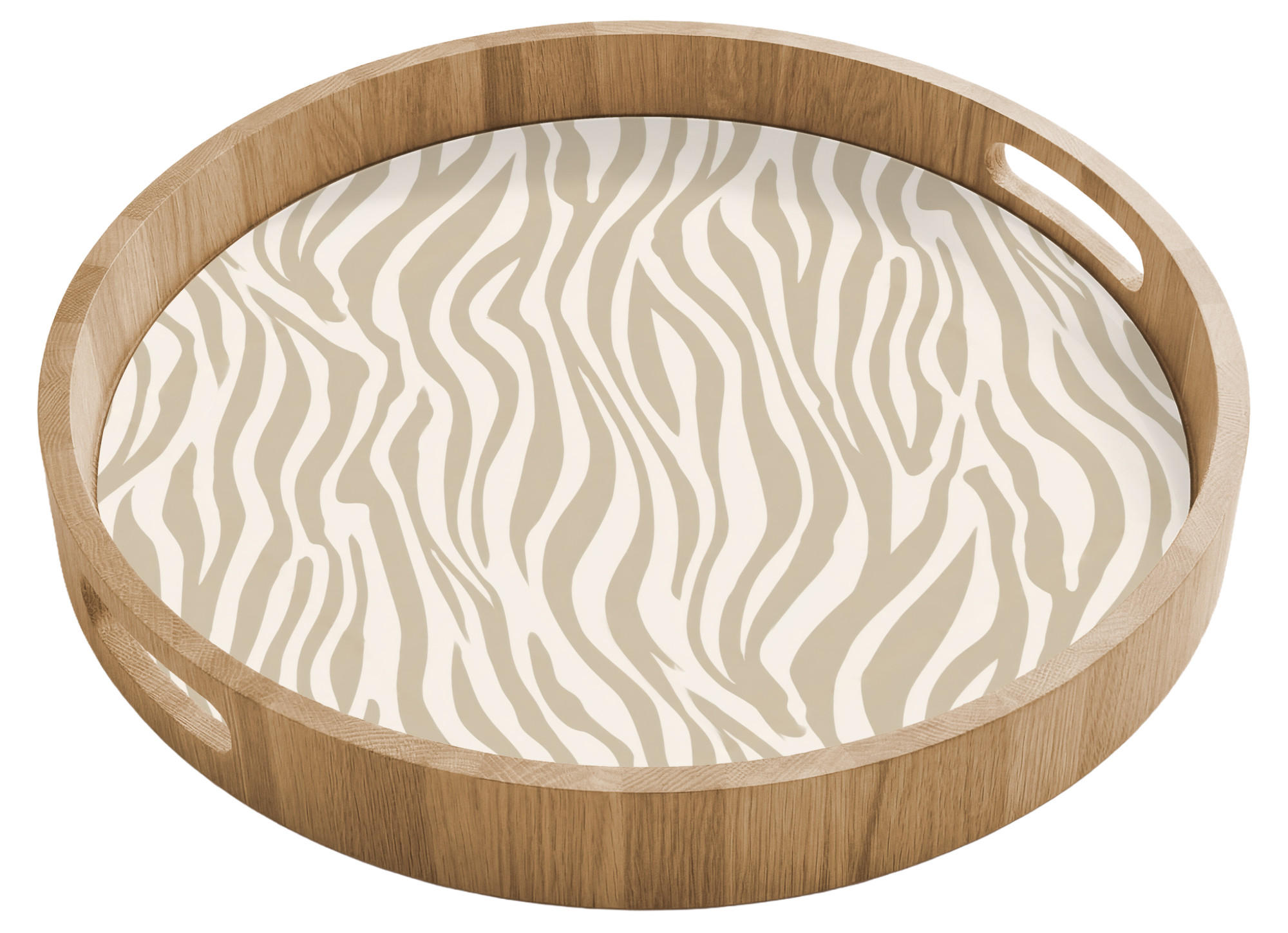 OnlyWow SERVÍROVACÍ PODNOS Zebra - vzor - béžová 40x40 cm