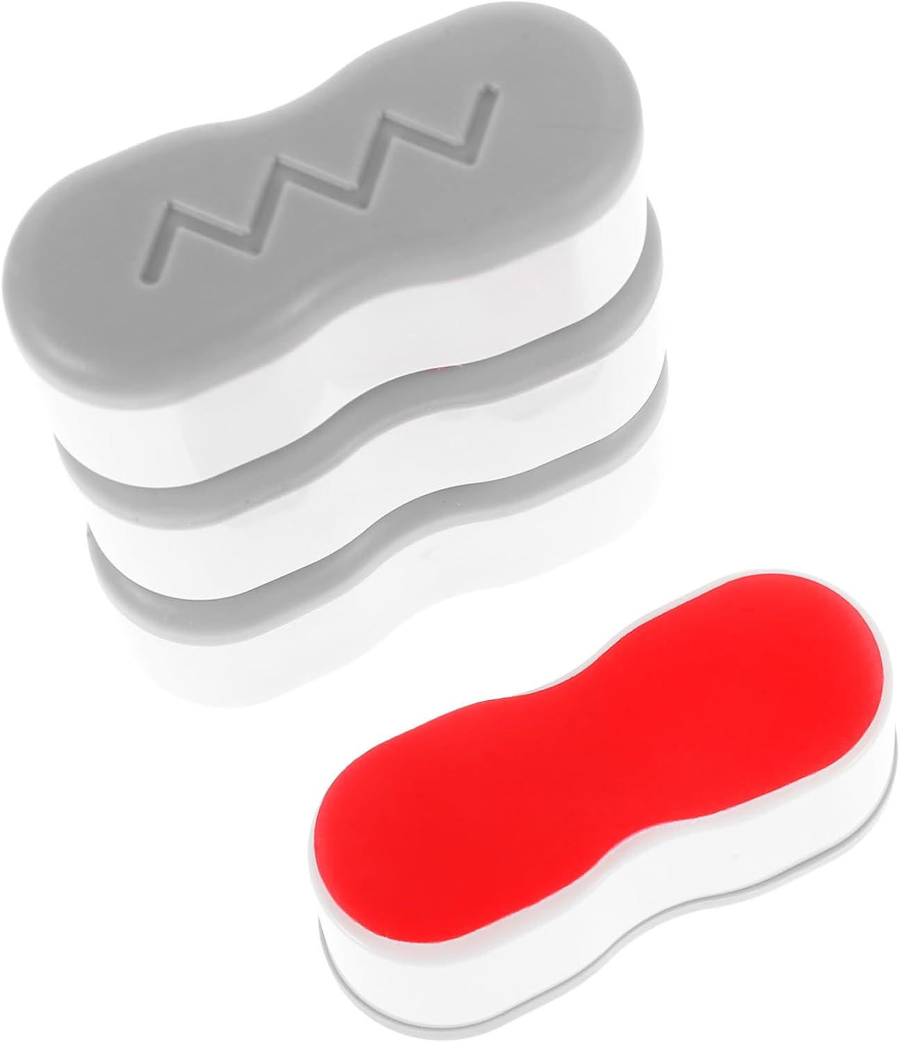 TOILETTENSITZERHÖHUNG,SILBERFARBEN,4.5/2/1.8CM,4ER-PACK - Silberfarben, Kunststoff (7/2/7cm)