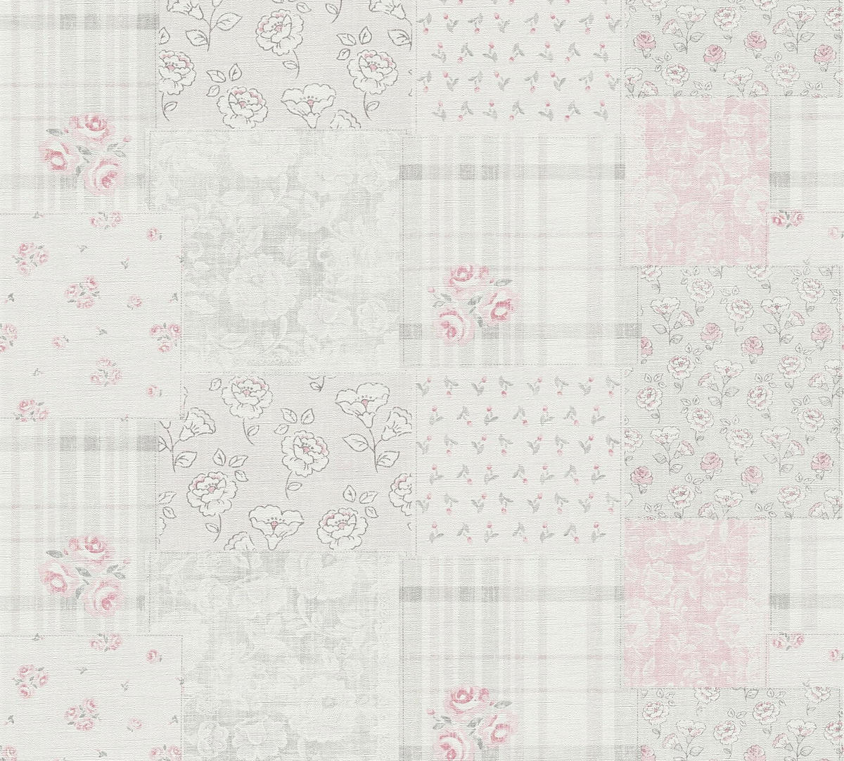 VLIESTAPETE Grau 53/1005 cm - Rot, Kunststoff/Textil (53/1cm) - KUNSTLOFT