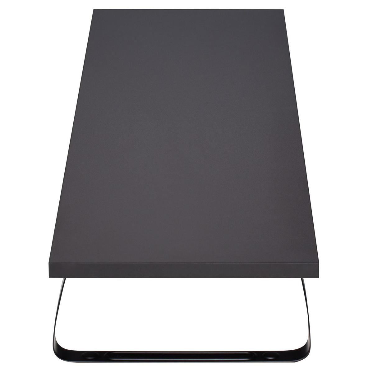MONITORSTÄNDER MILFORD - Schwarz, Holzwerkstoff/Metall (26/100/12cm) - CARO-Möbel