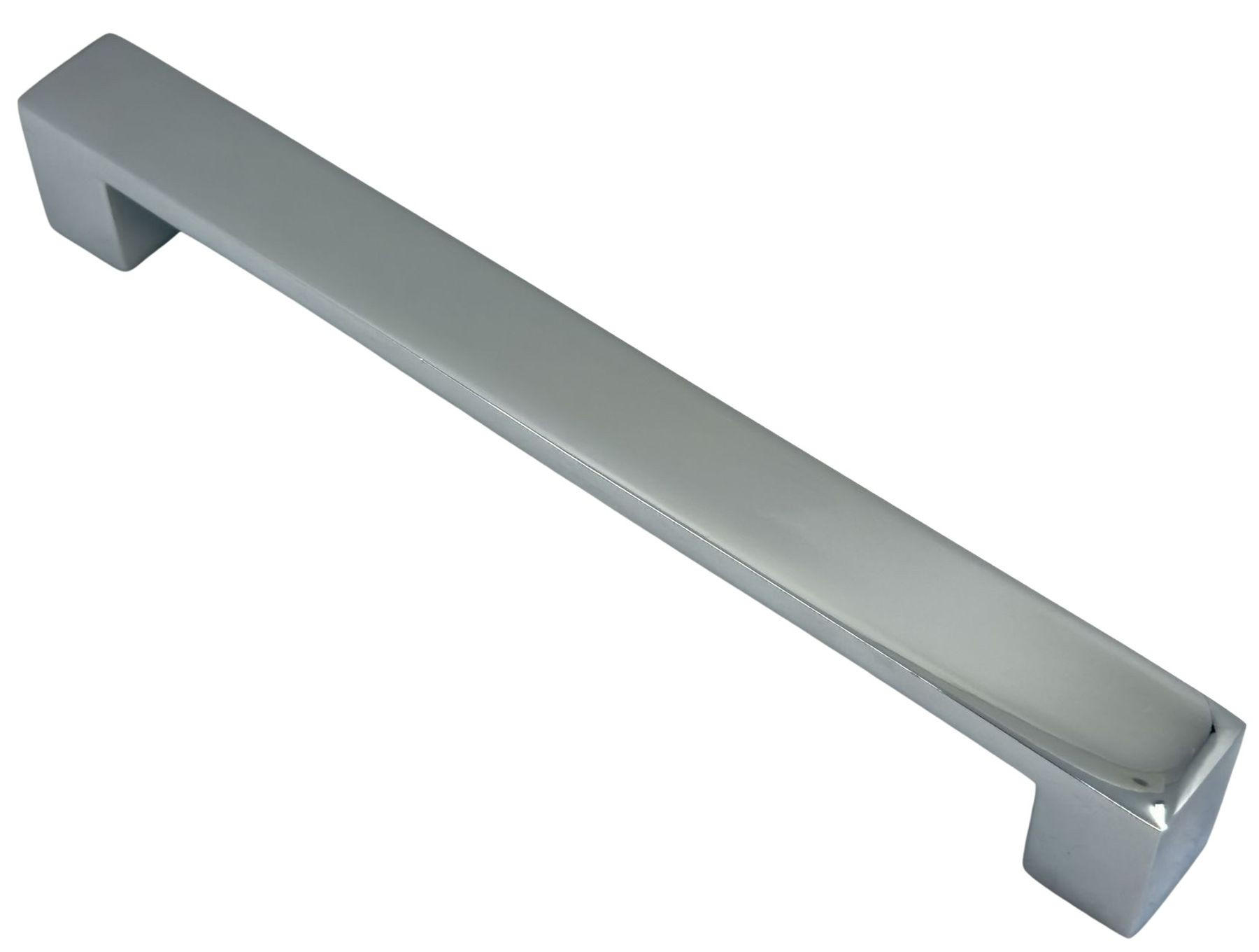 MÖBELGRIFF BA 160mm, Küchengriff Chrom glänzend, Badmöbel-Griff - Chromfarben, Metall (1.8/2.5/17.5cm)