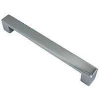 MÖBELGRIFF BA 160mm, Küchengriff Chrom glänzend, Badmöbel-Griff - Chromfarben, Metall (1.8/2.5/17.5cm)